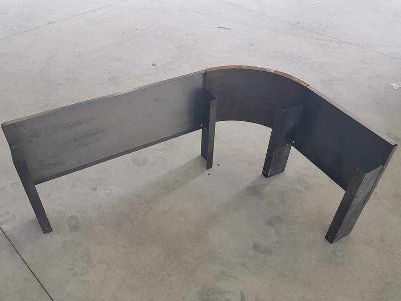 Angle Post 2397 x 160 x 96 x 3mm | cor-ten-steel.com.au